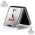 MLB St. Louis Cardinals Game Ball Galaxy Z Flip6 Clear Case